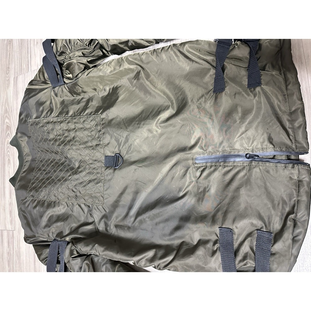 Uncle Ralph Green Military Bomber Jacket Size XL - Picture 8 of 13